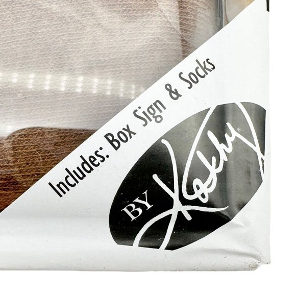 Primitives by Kathy Box Sign & Sock Set Sign 4.5 x 3 Brown I Teach Socks One Siz - Picture 2 of 4